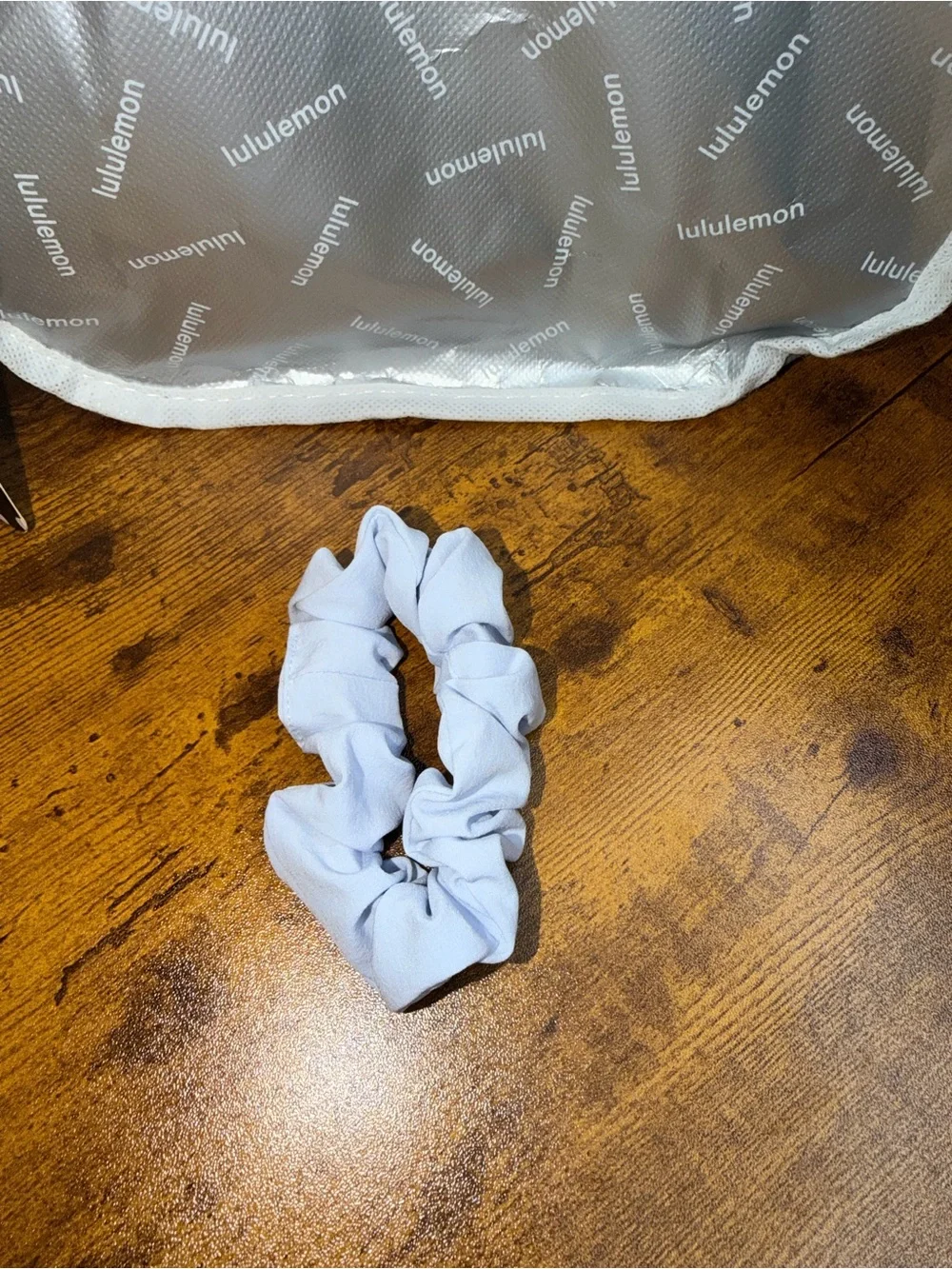 Lululemon Uplifting Scrunchie in Blue Linen (First Release)